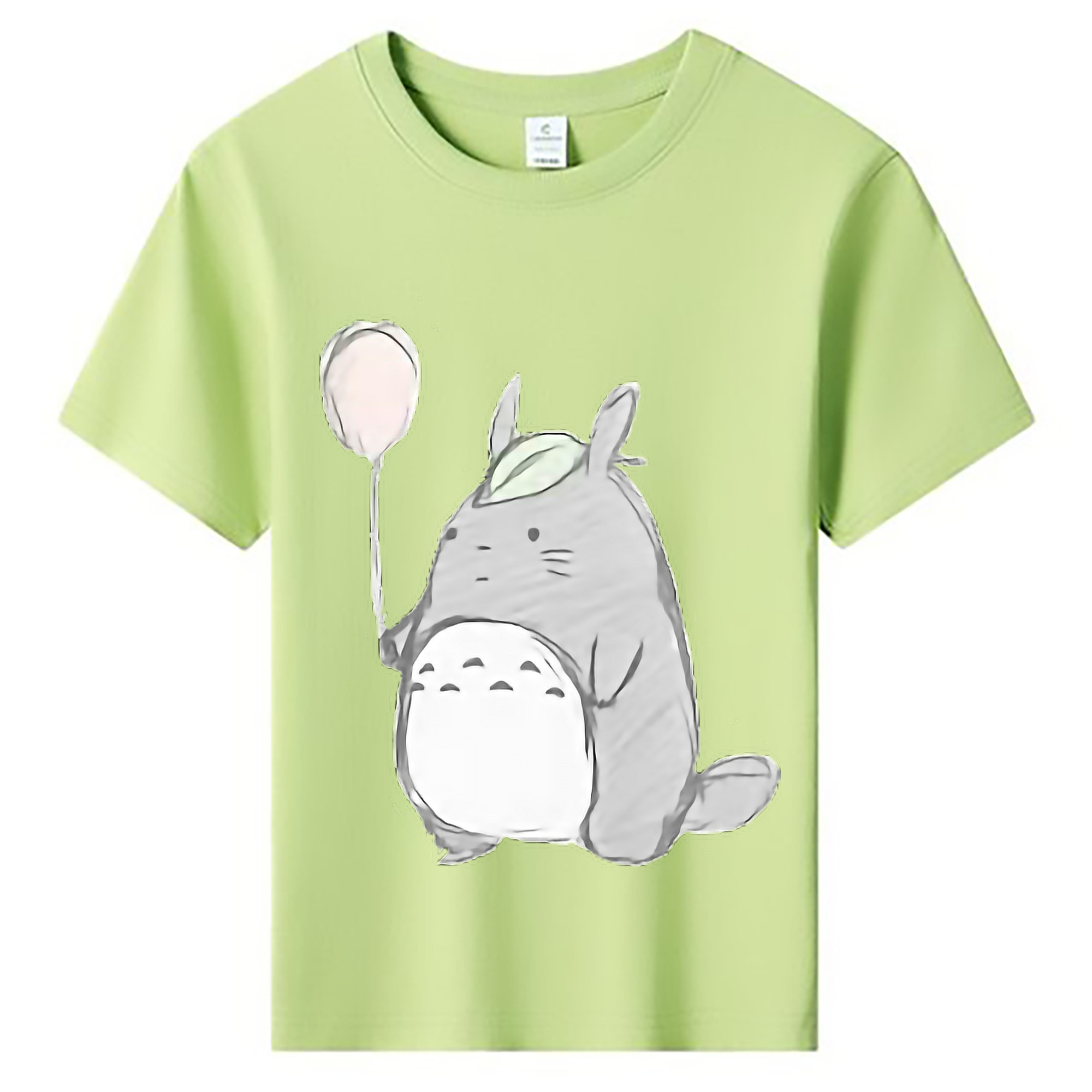 （画像用） となりのトトロ 草壁メイ 草壁サツキ My Neighbor Totoro Satsuki Kusakabe Mei Kusakabe 綿100％キッズTシャツ（フロントプリント）